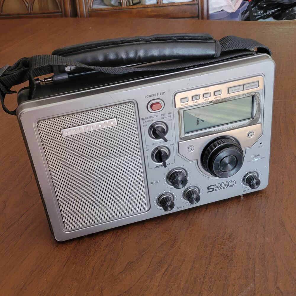 Vintage Grundig S350 AM/FM SW1-SW3 Radio High Sensitivity World Receiver